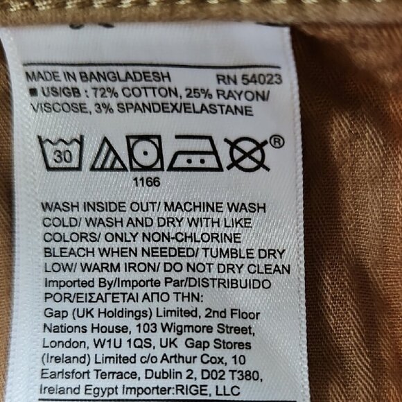 Banana Republic Women's Tan Sloan Straight Leg Pants - Picture 3 of 5